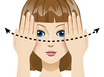 A „Through Your Fingers” gyakorlat enyhíti a szem megerőltetését, javítja a látást.